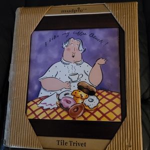 Mud pie- Tile Trivet